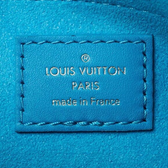 Louis Vuitton Blue NanoGram Monogram Embossed Leather Speedy Bandouliere 20 Bag - Picture 9 of 11